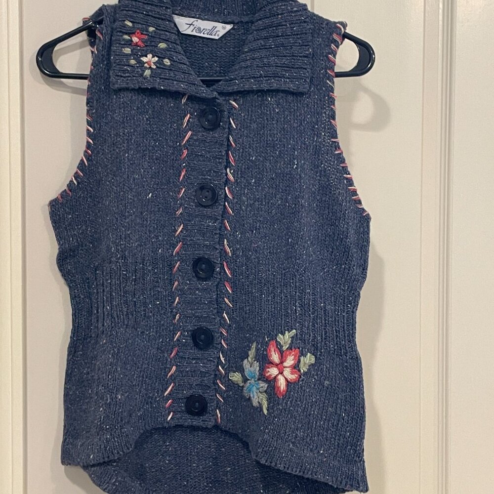 Vintage Fiorella Womens Vest M - Picture 2 of 10